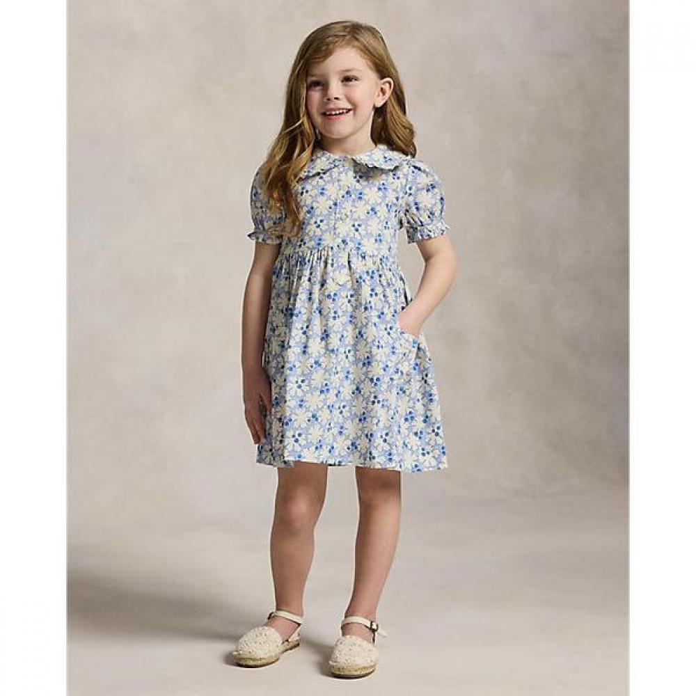 Polo Ralph Lauren Girls 2 6 Years Blueberry Cotton Shirt Dress Cwpodrsr3d21156999 2