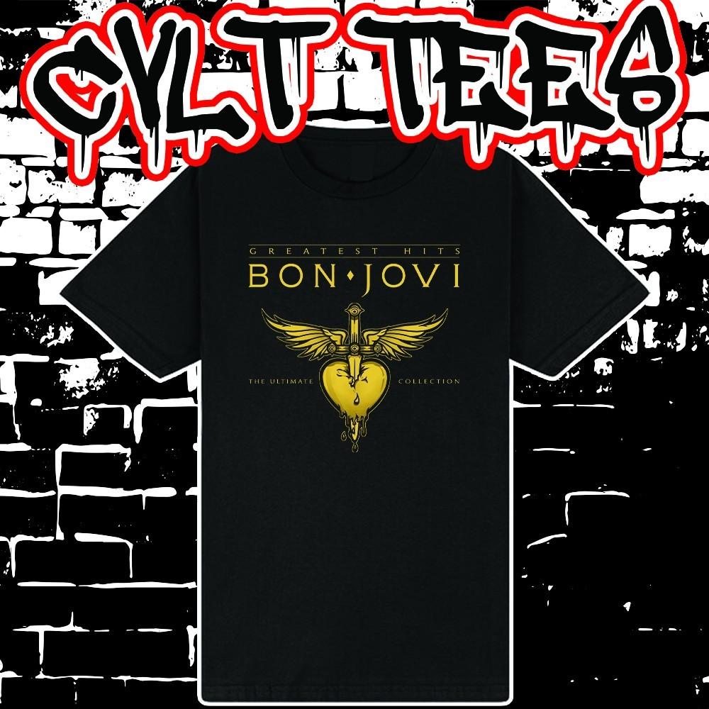 Bon Jovi style Band Tee ~ 100% Cotton Unisex T-Shirt XXXL