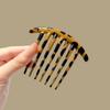 Fashion 7 Teeth Shattered Hair Comb Anti Slip Hair Wearing Insert Comb High Grade Women Barrettes Lazy Hair Turning Tool
