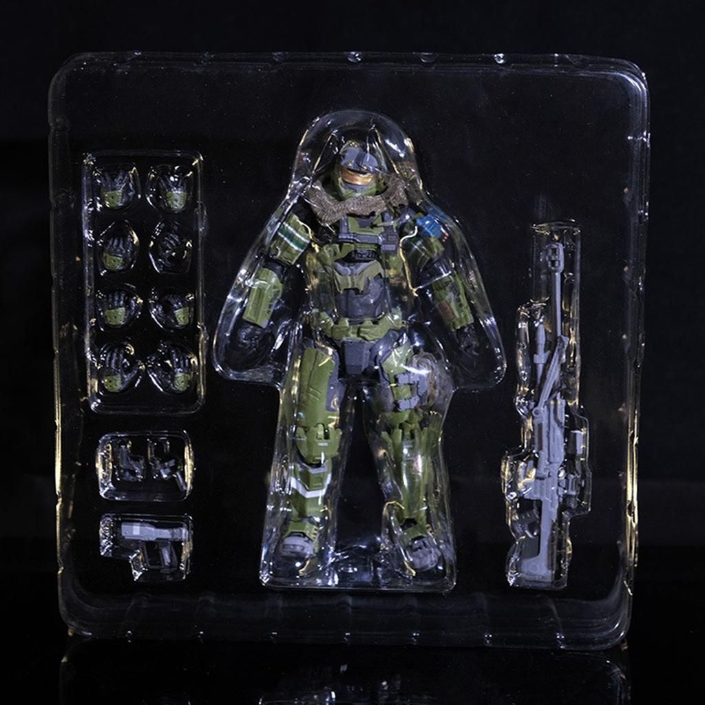 Action Figure Collectible Action Figure Includes Interchangeable Head, Hands And Accessories - Video Game