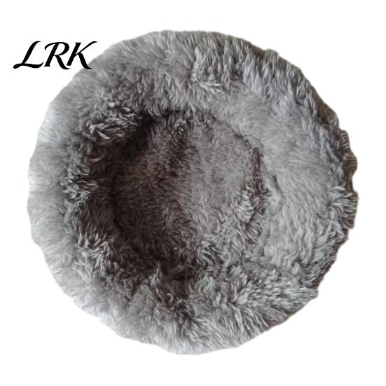 Cozy Bed for Parrots Shaggy Plush Parrot Bed, Warm Fuzzy Sleeping Pad, Round Fluffy Soft Nest Sugar Gliders Winter Hamsters Budgies Lovebirds