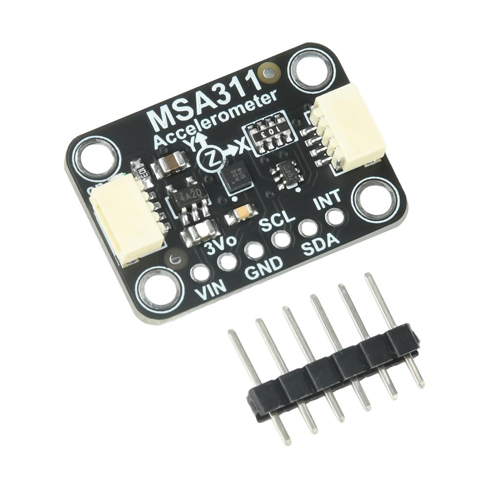 

MSA311 Three-Axis Accelerometer Module DC 3-5V Compatible with STEMMA QT/For Qwiic Interface Low Power Consumption