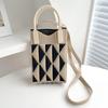 Korean Style 2024 Knit Tote & Crossbody Bag for Women