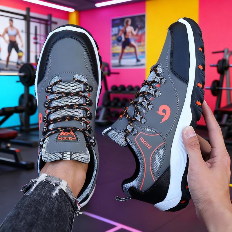 Lässige Herren-Sneaker Atmungsaktive Wander- und Walkingschuhe Frühling und Sommer Langlebige Wasserdichte Outdoor-Schuhe Vulkanisierte Herrenschuhe