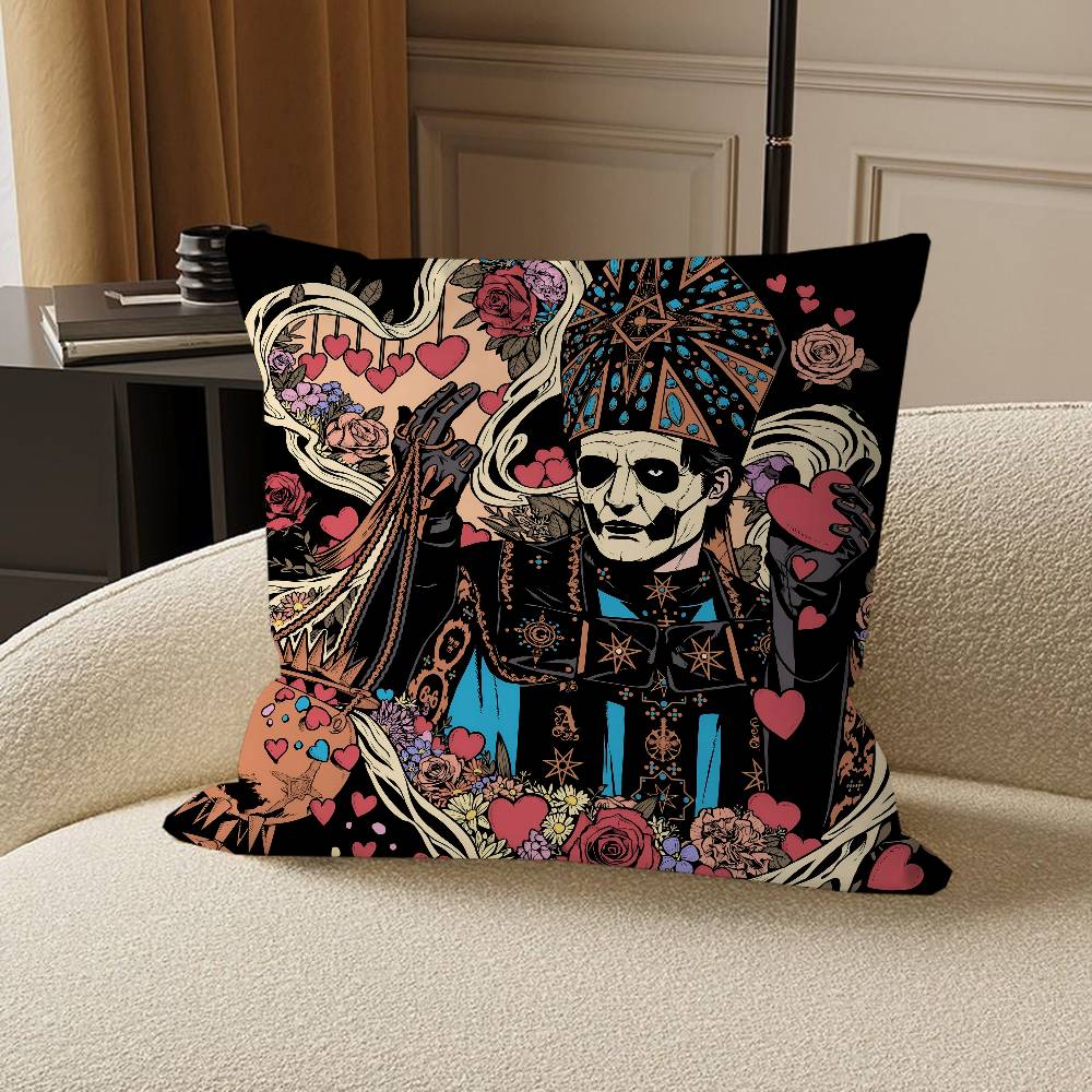 Pop Band T-The Ghosts Pillowcase Toon Gift Cushion Cover Bedroom Home Sofa Chair Seat Decor Pillow Case