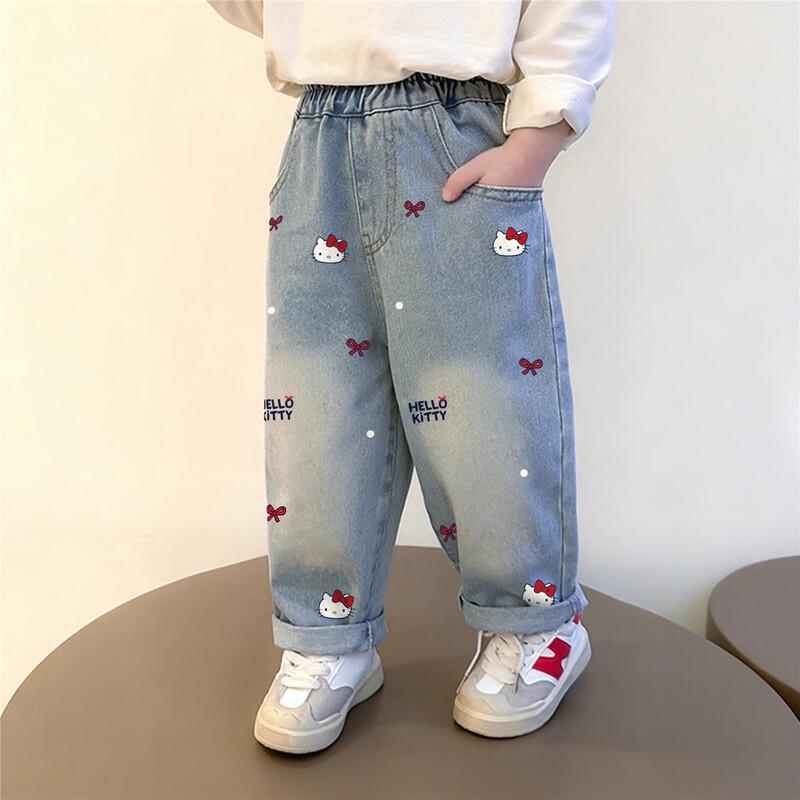 Hello Kitty Girls' Retro Slim-Fit Jeans