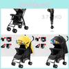 Baby Stroller Portable Sit Or Lie Down Folding Pushchair Backrest Adjustable