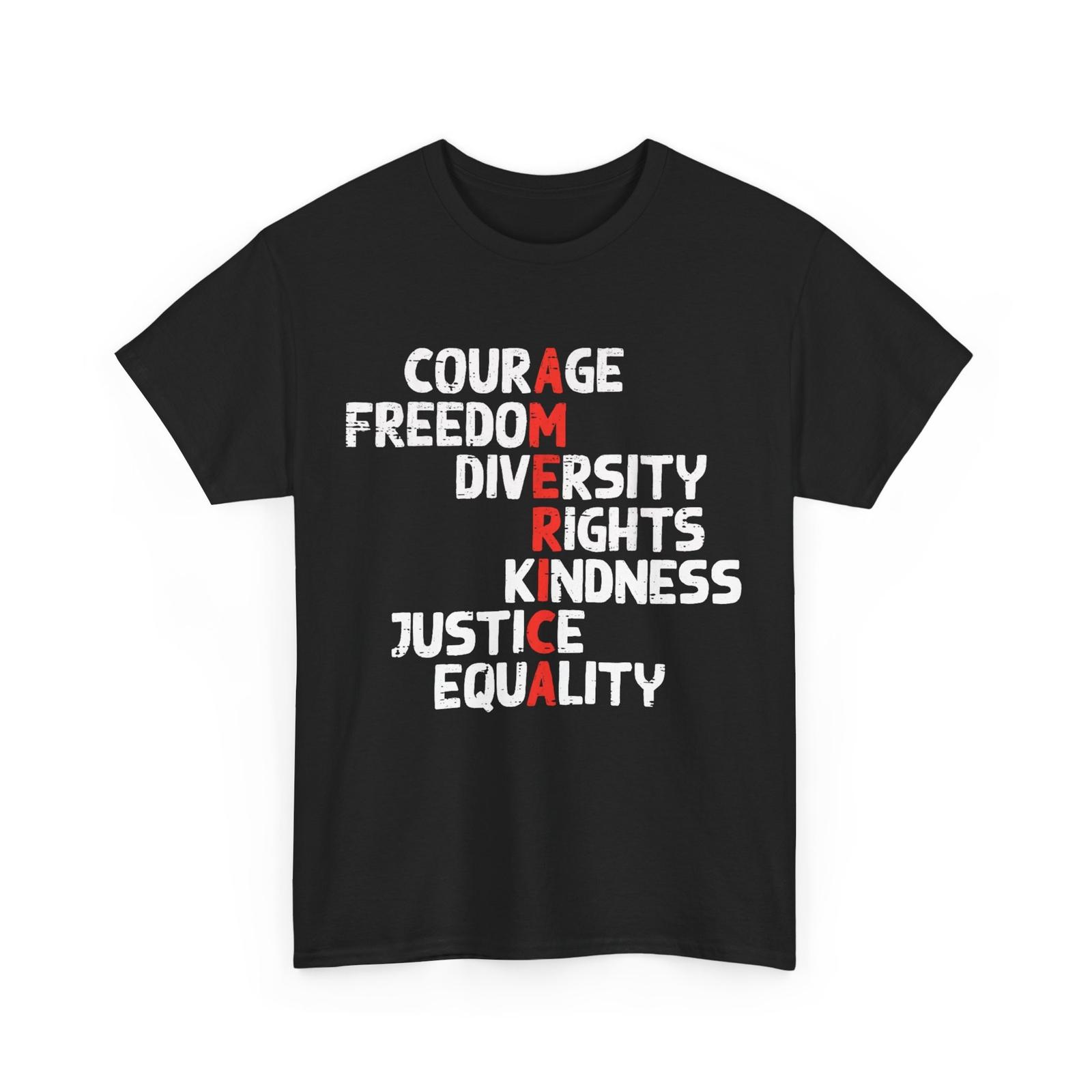 

Protest America Courage Freedom Rights Women Men T-Shirt Mens Womens Tees Top S