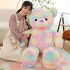 Colorful Large Teddy Bear Plush Toy and Pillow - Perfect Valentine's Day Gift
