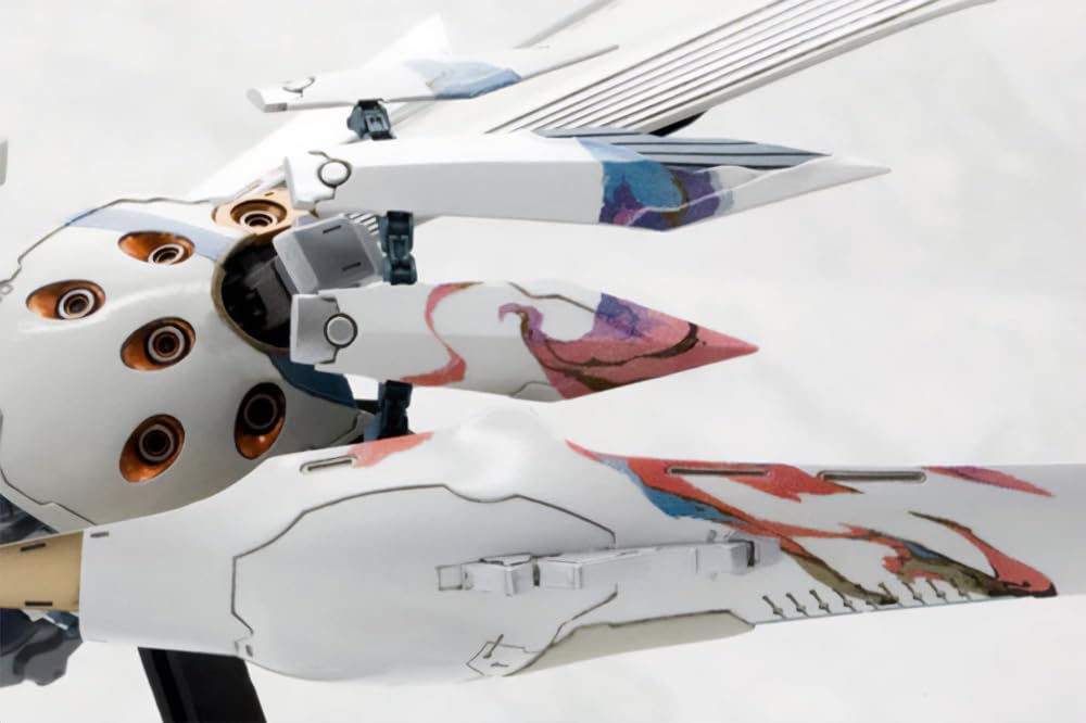 Kotobukiya Ikaruga Hitekkai Silver Chicken Scale Plastic Approximately 155mm Long [White], 1/144 Model,