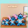 Adorable Blue And Pink Plush Stitch Doll Hawaiian Alien Character Soft Toy For Collectors