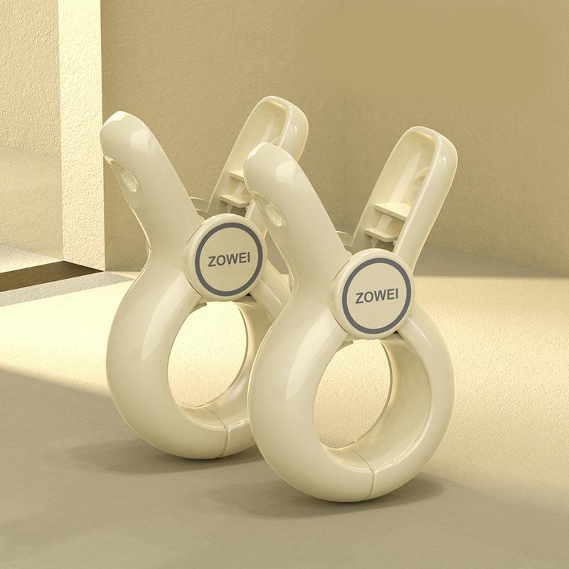 2/4PCS Beach Towel Clips Plastic Strong Windproof Clothes Pegs Quilt Hanging Clip Reusable Non-slip Fixed Drying Clothespin