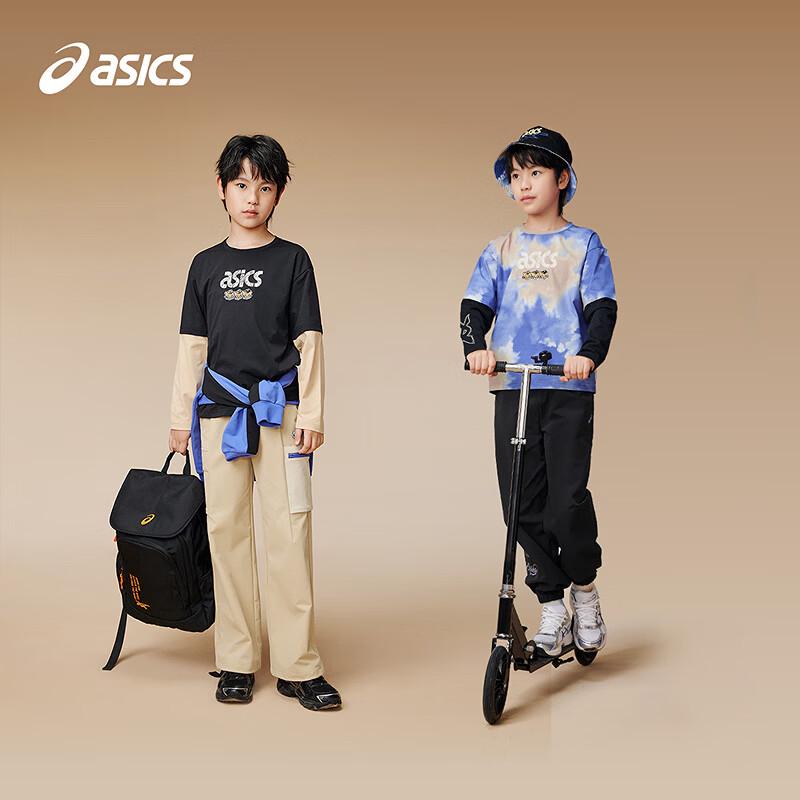 Asics Boys' Quick-Dry Faux 2-in-1 Long Sleeve Tee