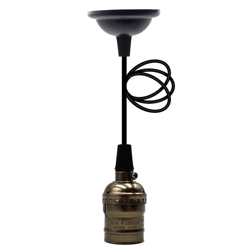 

Ретро подвесной светильник Эдисона с алюминиевым корпусом и проволочным держателем античный бронзовый