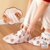 200Pcs Disposable Thickened Shoe Covers Household Indoor Use Cartoon Printed Wear Resistant Non-Slip Breathable No-Wash Unisex