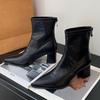 Luxury Designer Vintage Women Ankle Boots Fashion Pointed Toe Short Booties Elegant High Heels Shoes Botas Mujer Riding Boots