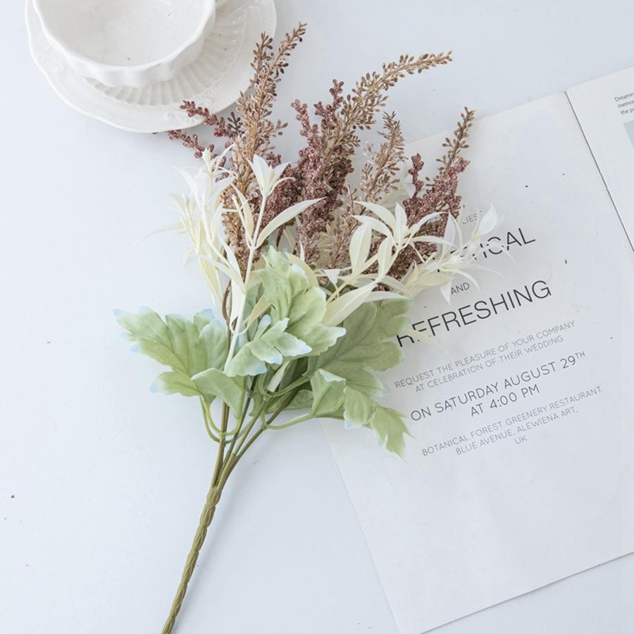 1/3pcs Artificial Plants Lavender Gypsophila Flowers Bouquet DIY Festival Wreath Wedding Party Home Decoration Photography Props