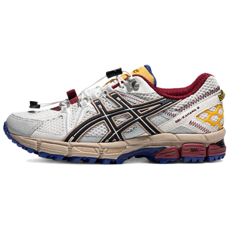 Asics Gel-Kahana 8 Komfortabel Mote Stoff Syntetisk Lær Demping Pustende Støttende Rebound Lavsko Fritid Løpesko 1012B634-100