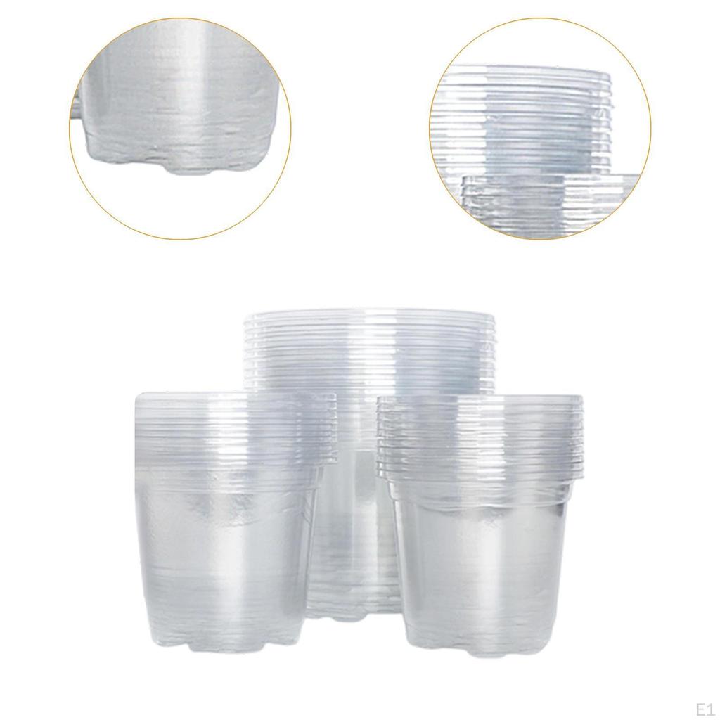 30Pcs Nursery Pots for Plants Container Multi Purpose Accessory Lightweight Starting Trays Seedling
