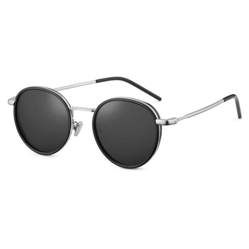 Retro Street Shooting Ladies Sunglasses Famous Luxury Brand Design Round Frame Women'S Glasses Prescription 0 -0.5 -0.75 To -6.0