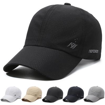 Spring Summer Outdoor Quick-Drying Sunscreen Cap Thin Men's Baseball Cap Breathable Sun Hat