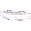 Box Spring Bed Without Mattress Pink 160 x 220 cm Velvet