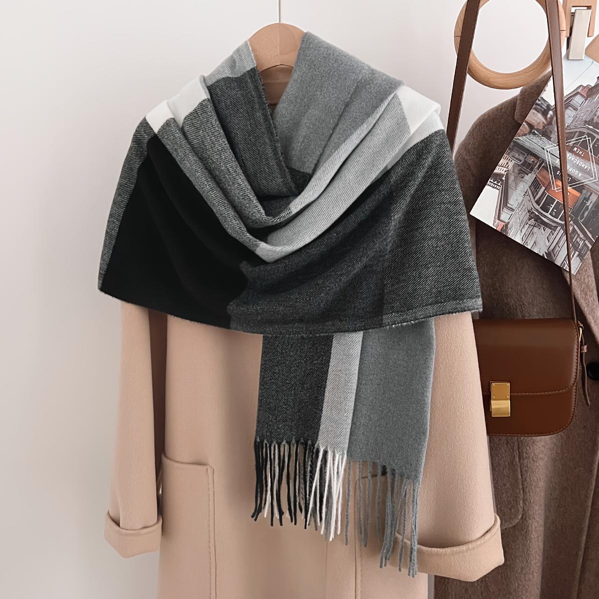 

Elegant winter scarves - shawl scarves, soft windproof and breathable large scarves, thickened scarves for couples