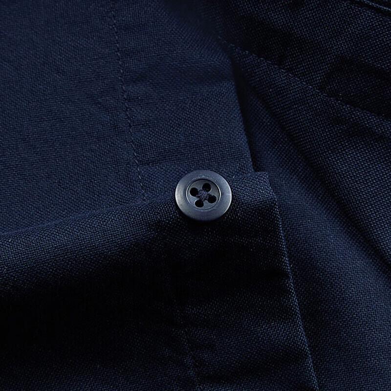 Septwolves Men's Short Sleeve Pure Cotton Casual Shirt