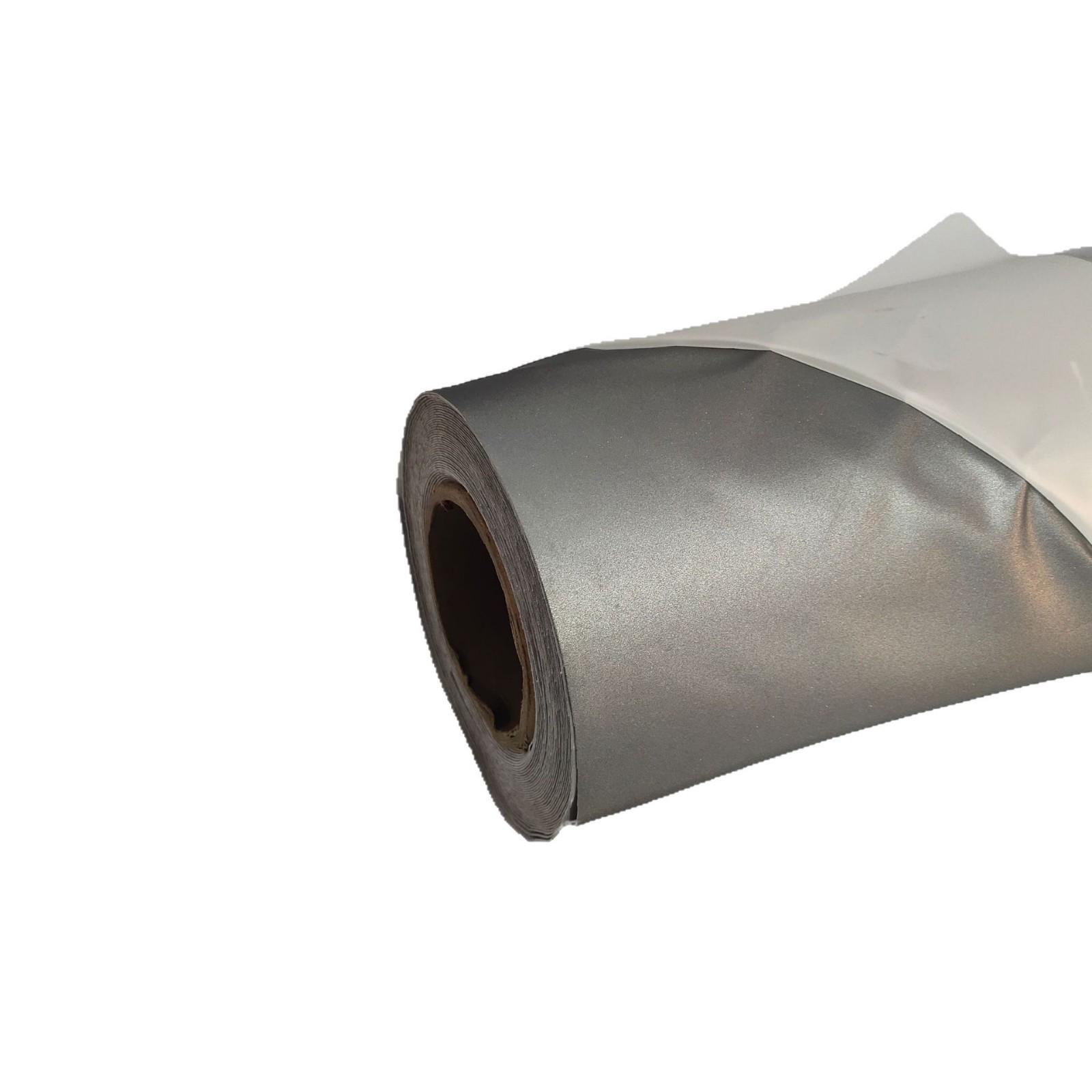 Эластичная четырехсторонняя стрейч-лайкра: Серебристая светоотражающая ткань с ультравысокой яркостью