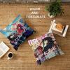 Anime Lycoris Recoil Cushion Cover Car Throw Pillow Case For Sofa Car Christmas Gift 40x40cm 45x45cm
