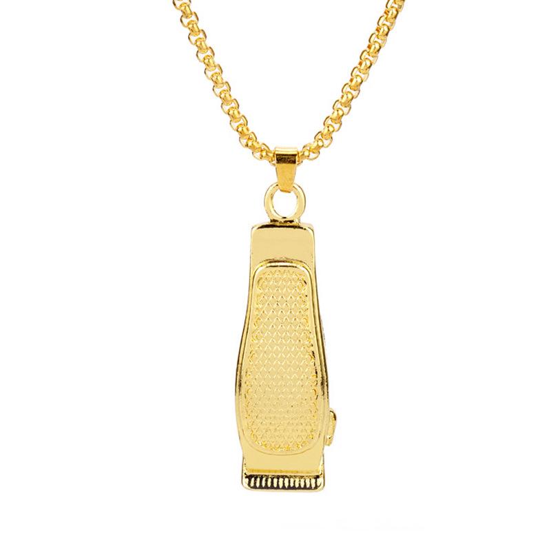 Creative Barber Shop Razor Pendant Necklace - Hip Hop Trend