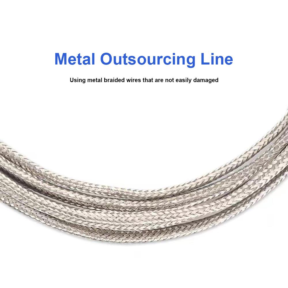 0-400℃ M8 K Type 1m 2m 3m 5m Probe Length 50mm 150mm 100mm 200mm Probe Screw Thread Cable Thermocouple Oven Temperature Sensor