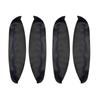 For Nissan Qashqai +2 2007 2008 2009 2010 2011 2012 2013 2014 4pcs Microfiber Leather Car Interior Door Armrest Panel Cover Trim