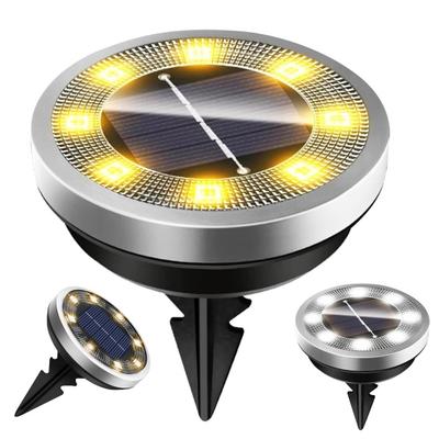 Solar Powered Garden Lights Underground Pathway Lighting for Yard Waterproof Decorative Landscape