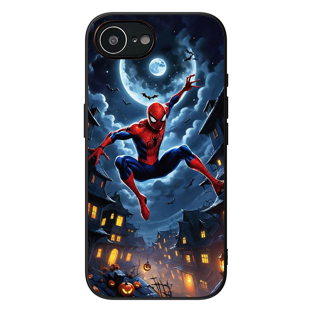 Spiderman Spider Marvel Man Phone Cover for Apple iPhone 17 16 Plus 13 12 Pro Max Mini X XR ProMax 16E 15+ 16Plus Air Case