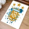 1pc Argentina Football Print Area Rug - Soft,Washable Non-Slip Indoor Mat for Office Chairs,Living Room,Home Office Decorative Rug