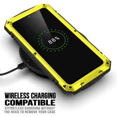 For Samsung S25 Edge S24 S23 S22 S21 Ultra S20 Plus IP54 Waterproof Shockproof Case Aluminum Metal Heavy Duty Cover Glass Screen
