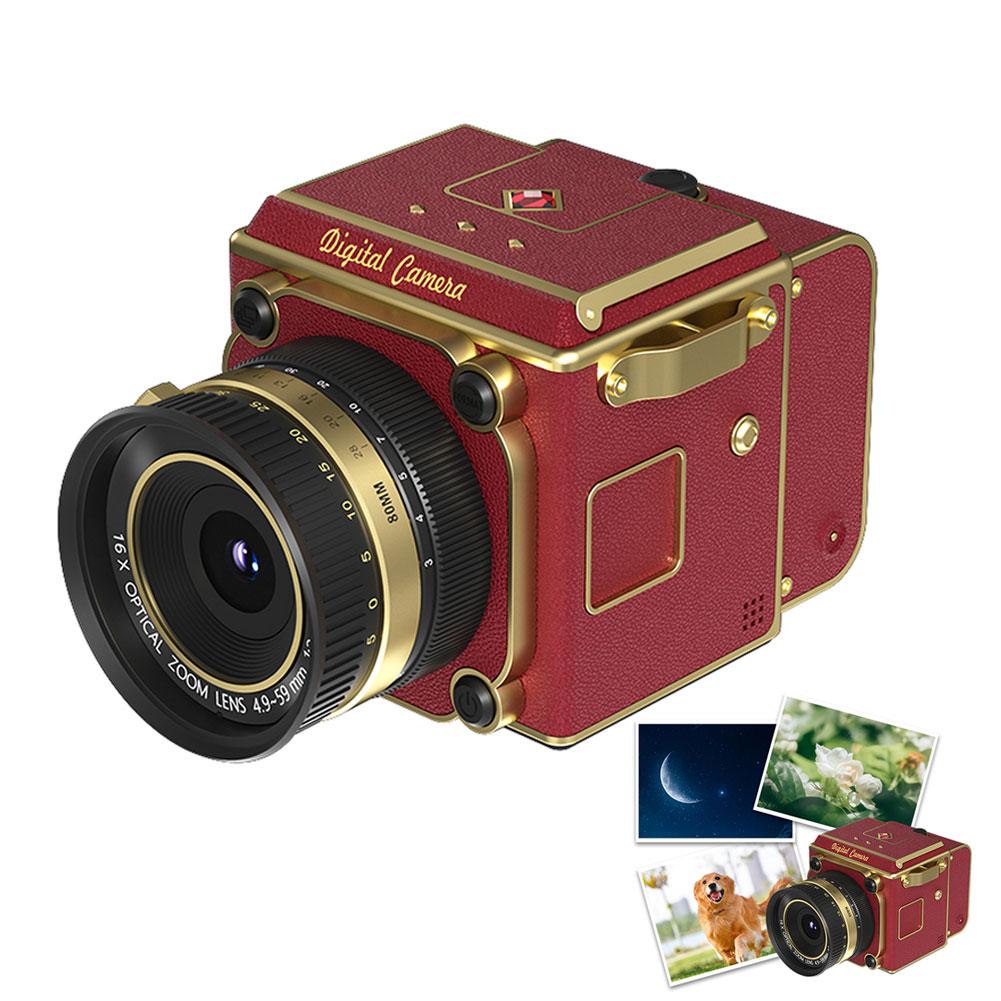 Retro 4K High-definition Dual Lens Reflective CCD Camera Lightweight And Portable With 26.4 Million Ultra High Definition Pixels
