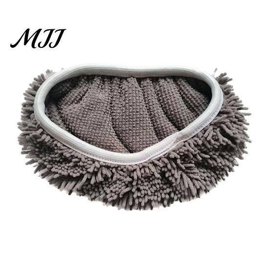 Reusable Floor Mopping Pads Microfiber Chenille Mop Pad, Washable Replacement Cover, Elastic Maintenance Refills Design Pad for Wet And Dry Household