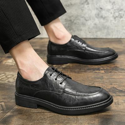 Herren Freizeitschuhe Mode Leder Business Büroschuhe für Herren Mokassins Bequeme Schnür-Oxfords Party Modeschuhe Herren