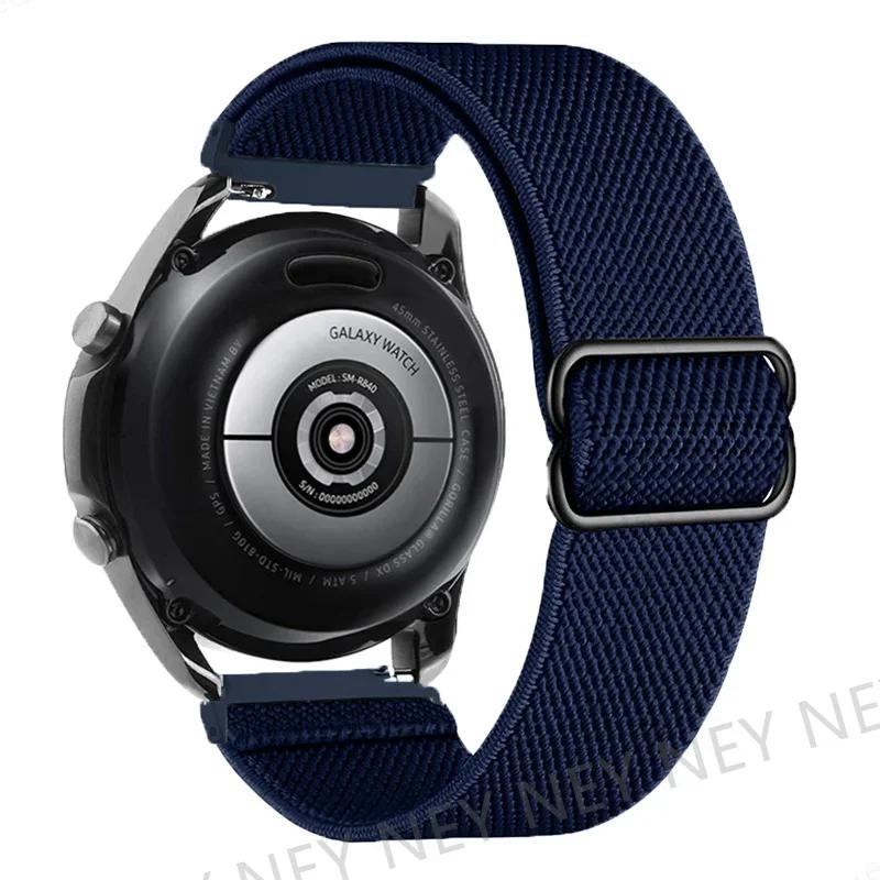20 mm/22 mm Band für Amazfit GTS 4/2/2e/3/GTS2 Mini/GTR/4/3/Pro/GTR2/42 mm/Stratos Nylon elastisches Uhrenarmband Amazfit Bip-Armband