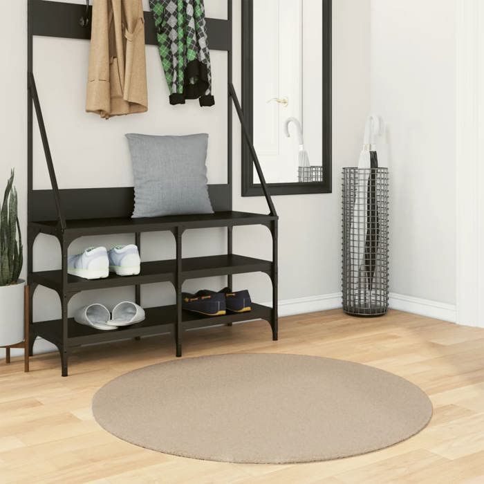 VidaXL Tapis à Poils Courts Doux et Lavable, Moquette de Sol, Tapis de Zone, Carpette de Salon Salle de Séjour Chambre, 375066