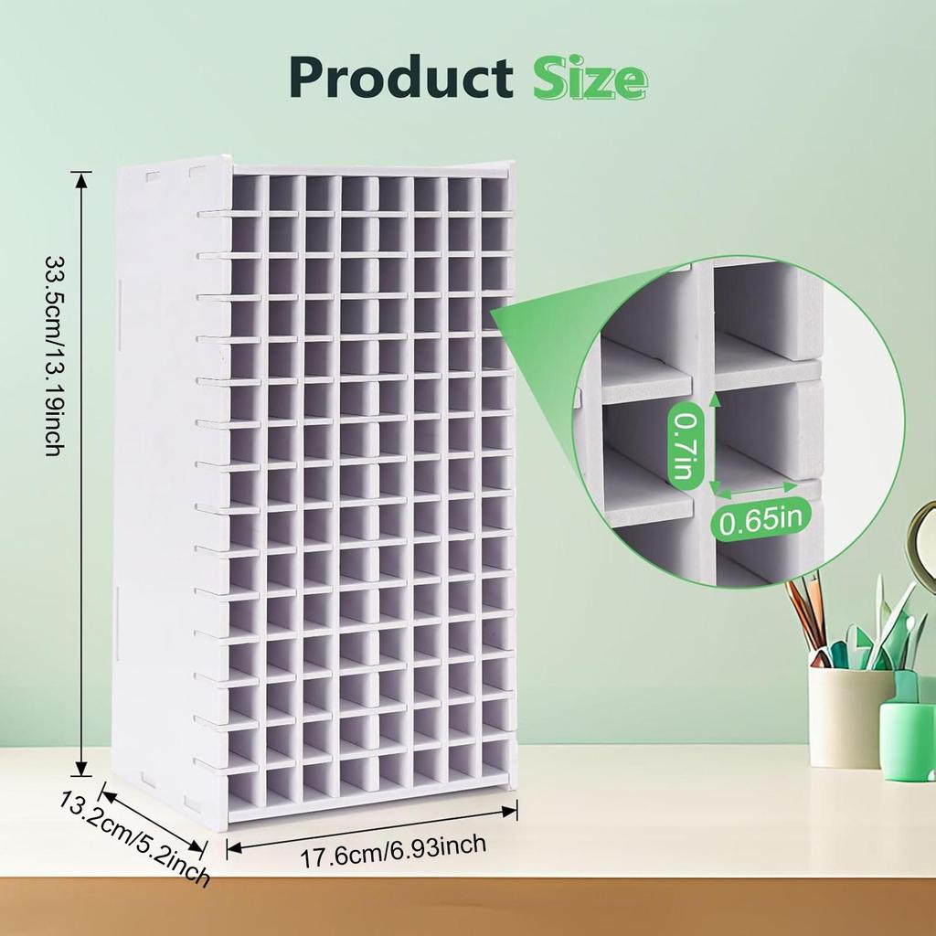 Art Marker Rack Display Stand Desktop Versatile Compact Colored Pencils Storage Paint Brush