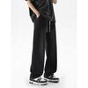 51 Hip-Hop Fashionable Brand Loose Tether Straight-leg Denim Men's American Retro Easiest for Match Drape Winter Fleece-Lined Long Pants