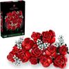 Compatible with Lego Bouquet Building Blocks New Assembled Ornaments Preserved Fresh Flower Valentine's Day Toys  Roses10328