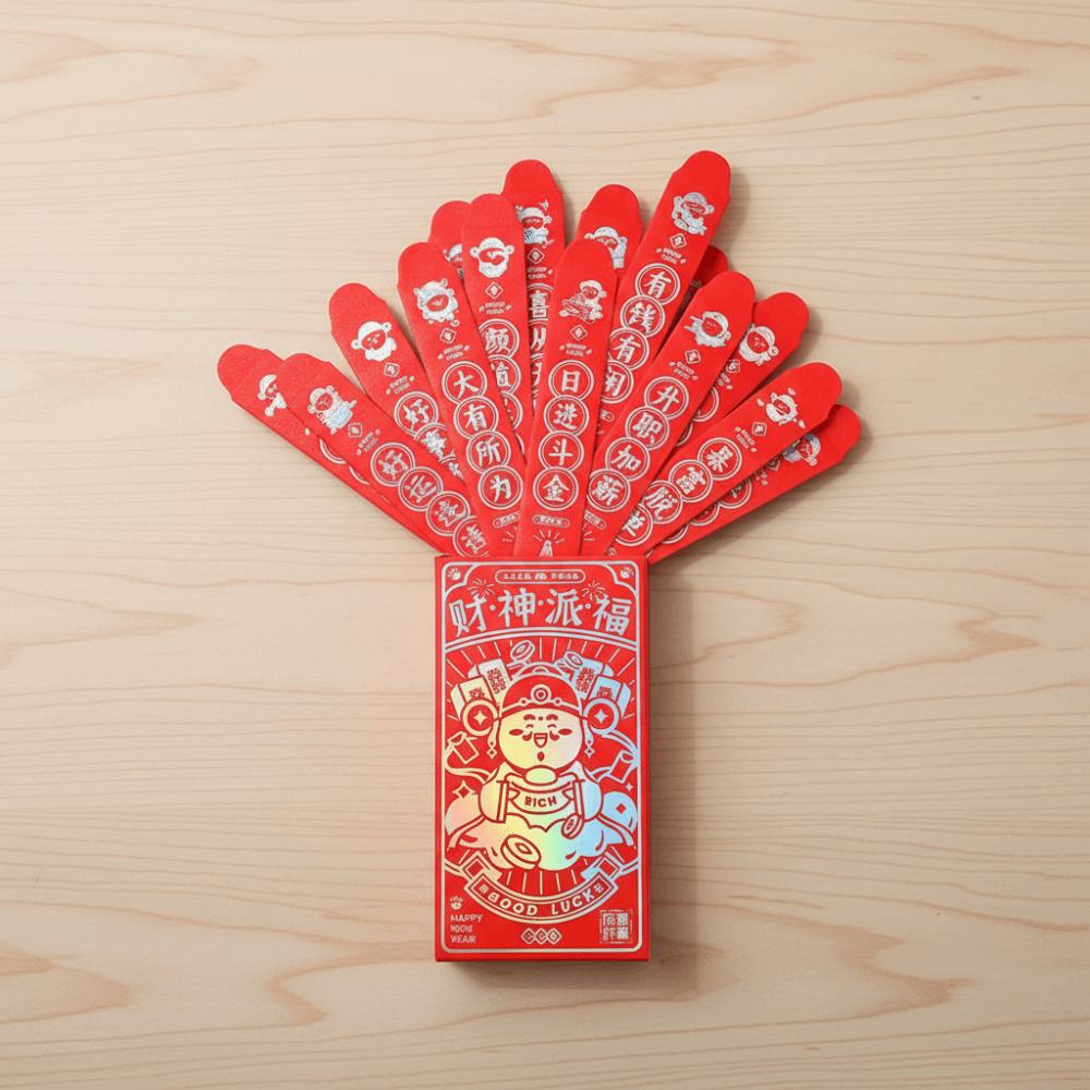 Hot Stamping Lucky Sign Red Envelope Cartoon Pattern Red Packet Lucky Money Bag Kids