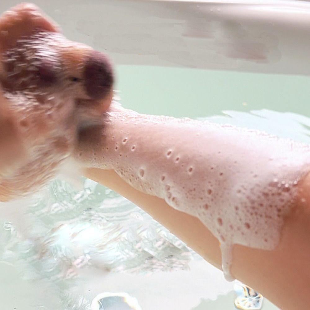 Cute Capybara Bath Balls Cartoon Bath Sponge Handhold Bath Scrubber  Exfoliating