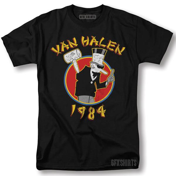 Van Halen Shirt 1984 Rockkonzert Tour Vintage Design T-Shirt