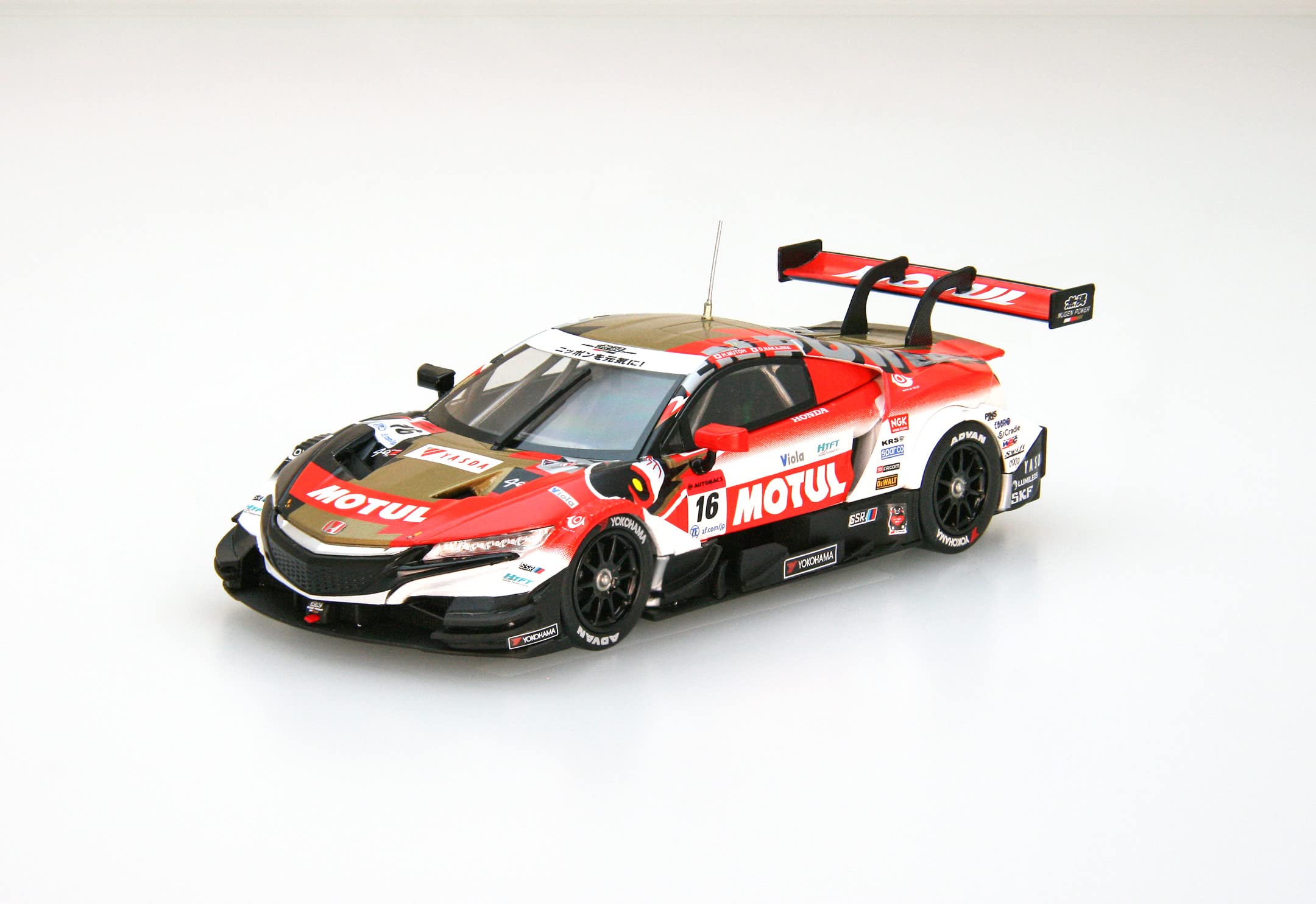 

EBBRO MOTUL MUGEN SUPER GT GT500 2018 Completed Product 1/43 NSX-GT No.16