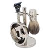 Men Beard Trimmer Stainless Steel Rugged Stable Elegant Look Portable Shave Brush for Barbershop